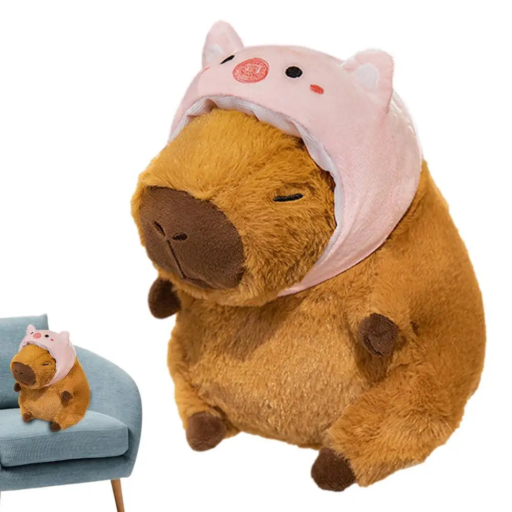 Pumpkin head Cute Capybara Plushie | Adorbs Plushies