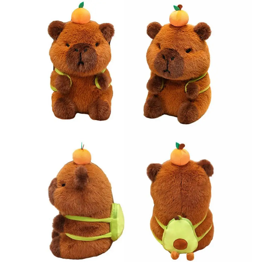 Capybara Plush Toy with Backpack - Soft Huggable Stuffed Animal | Adorbs Plushies