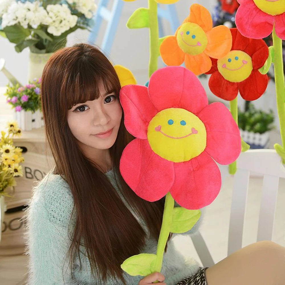 Sunflower Plush Toy | Simulation Plant Flower Doll for Office | Adorbs Plushies