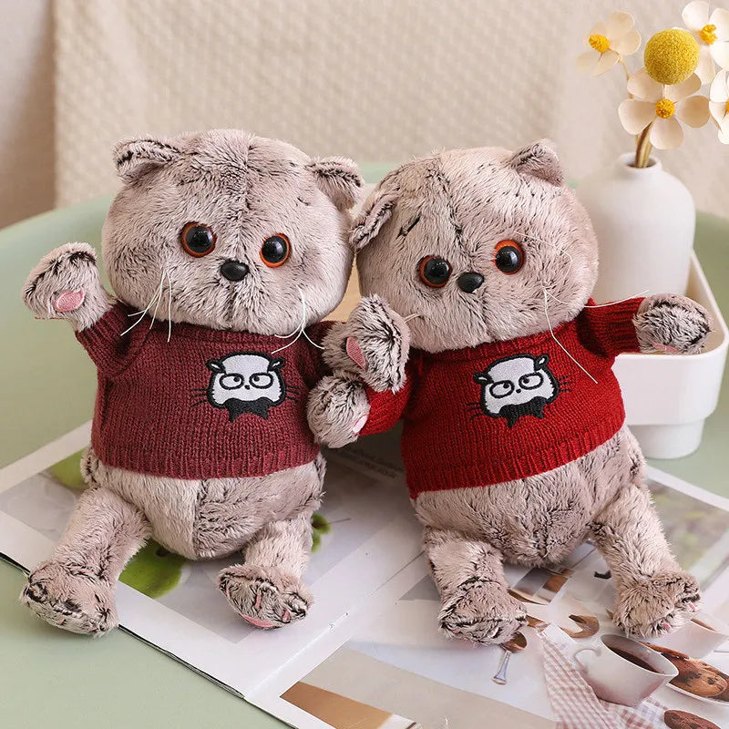 Basik Cat Plush Toys - Soft Kitten Dolls for Children | Stuffed Animals & Plushies | Adorbs Plushies