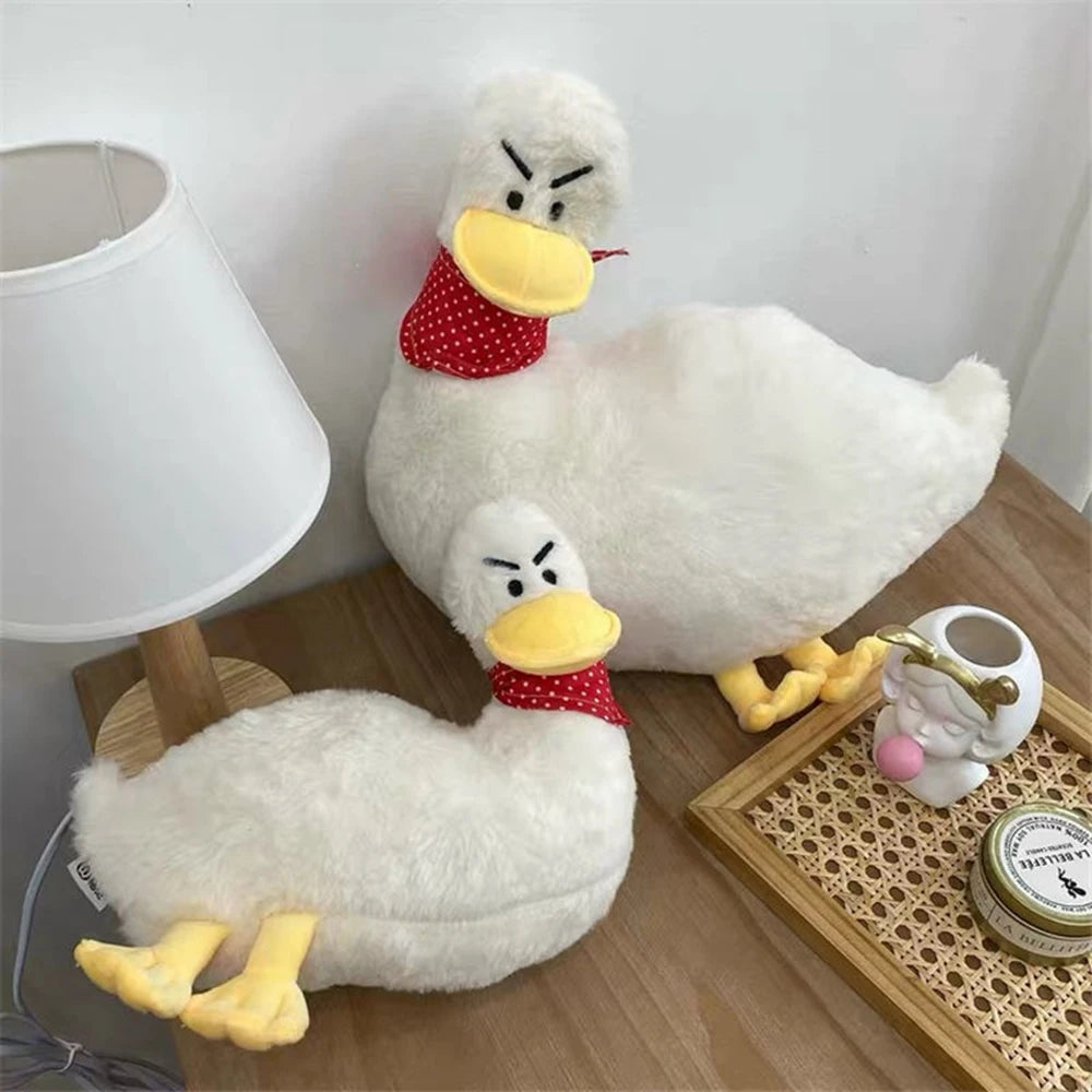 Black and White Duck Plush Toy | Cute Stuffed Animal for Kids | Adorbs Plushies