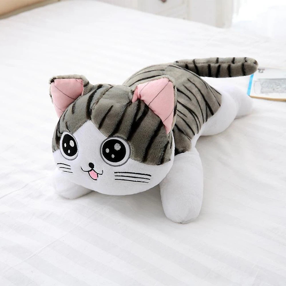 Cat Plush Pillow | Soft Stuffed Animal Toy for Kids | Adorbs Plushies