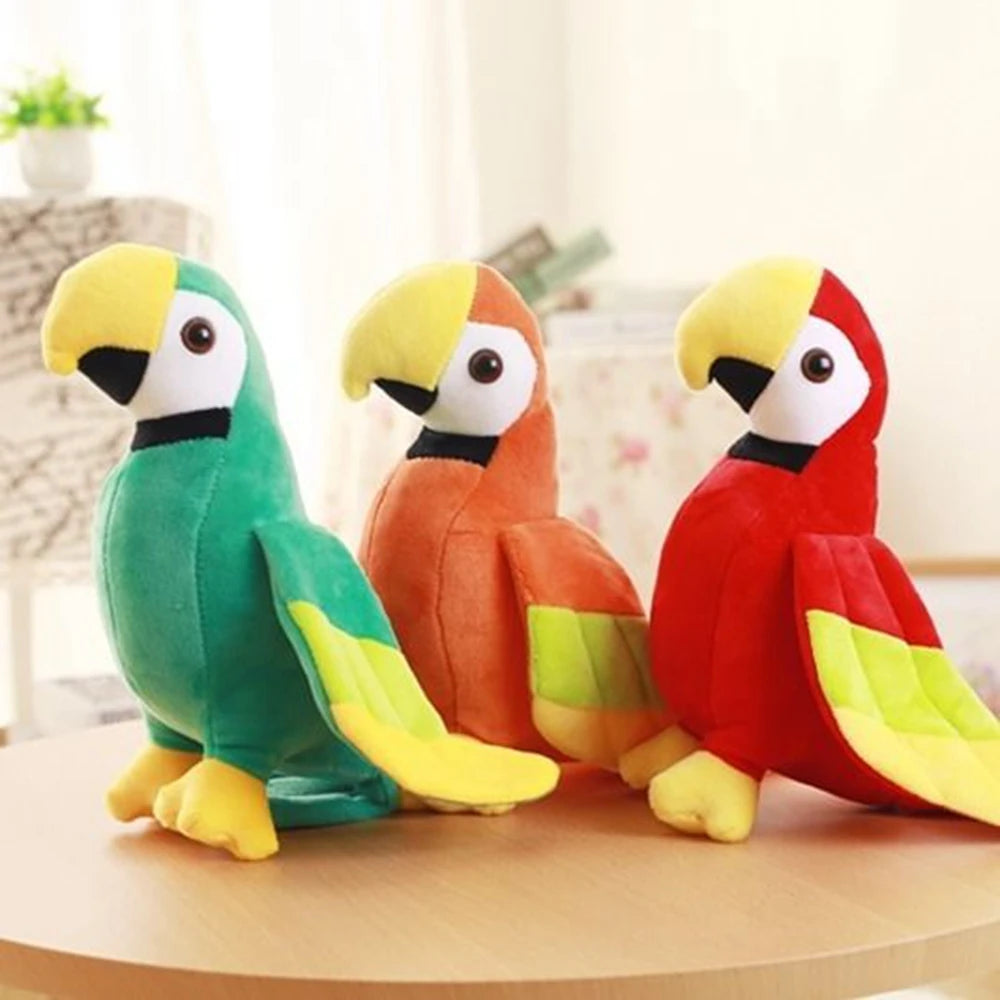 Parrot Plush Toy | Colorful Wings Cute Stuffed Bird | Adorbs Plushies"