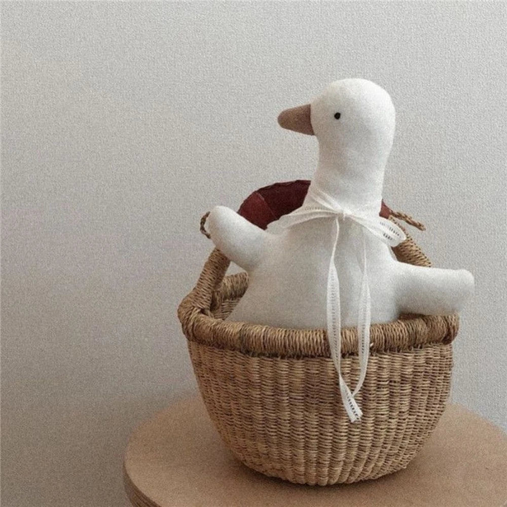 Duck Plush Toy | Korean Baby Soothing Sleep White Doll | Adorbs Plushies