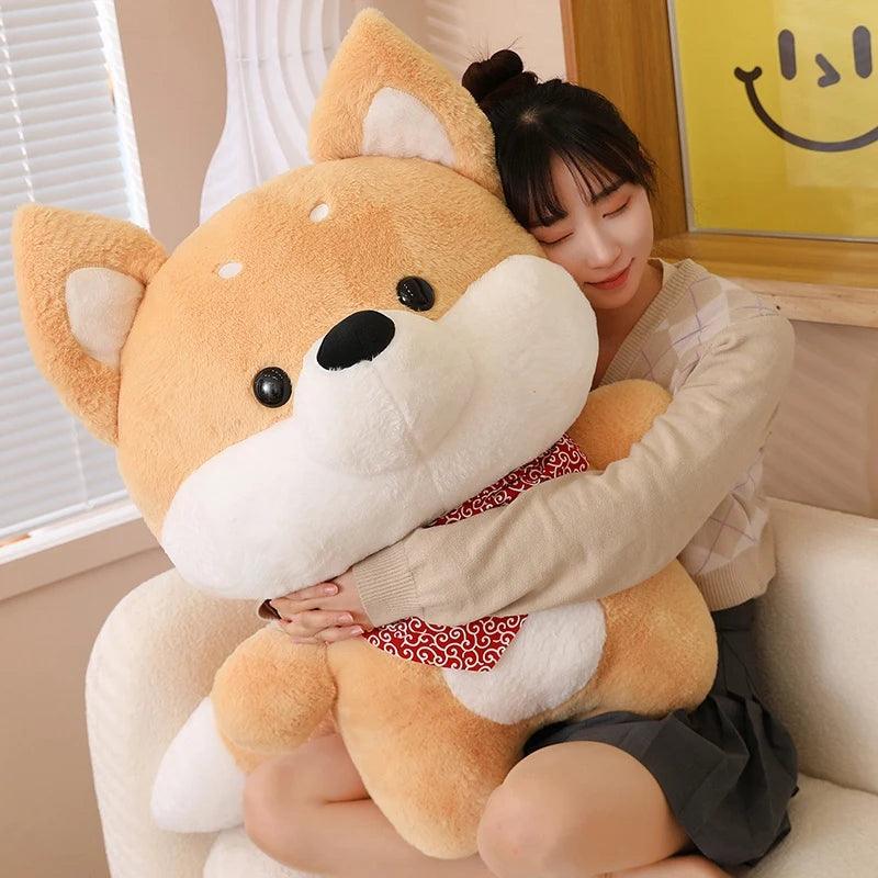 Shiba Inu Dog Plushie - Soft Hug Cushion for Kids | Stuffed Animals & Plushies | Adorbs Plushies