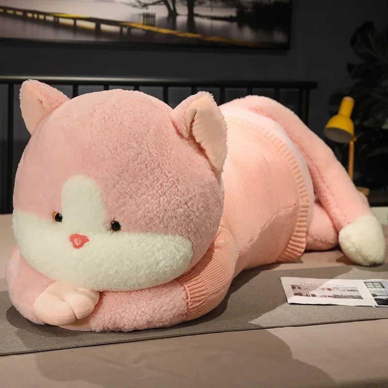 Giant Cat Plush Pillow - Perfect Naptime Companion