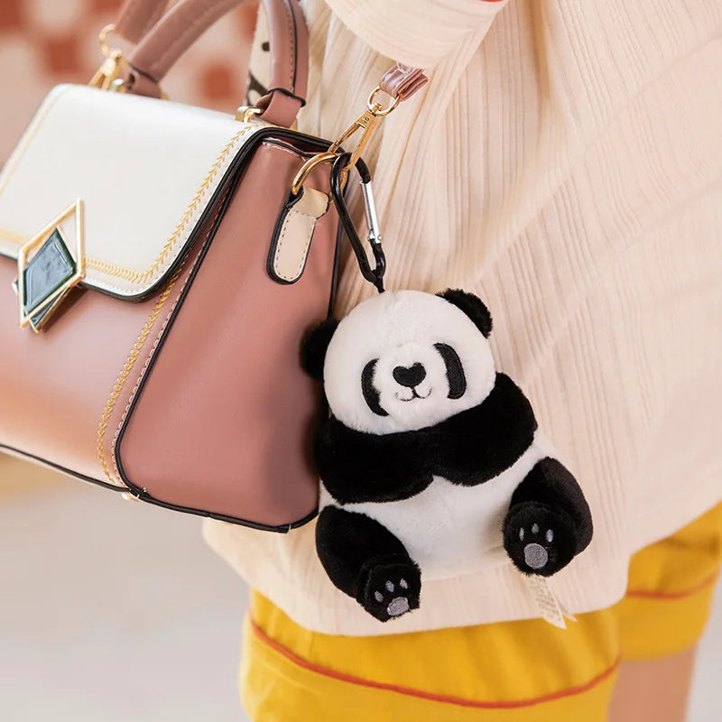 Fluffy Panda Plush - Snack Bag Accessories