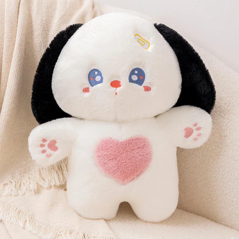 White Dog & Cartoon Plushies - Soft Cushion for Kids | Stuffed Animals & Plushies | Adorbs Plushies