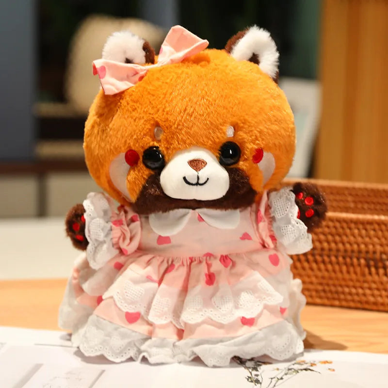 Raccoon & Red Panda/Fox Cosplay Plush - Kids Birthday Toy