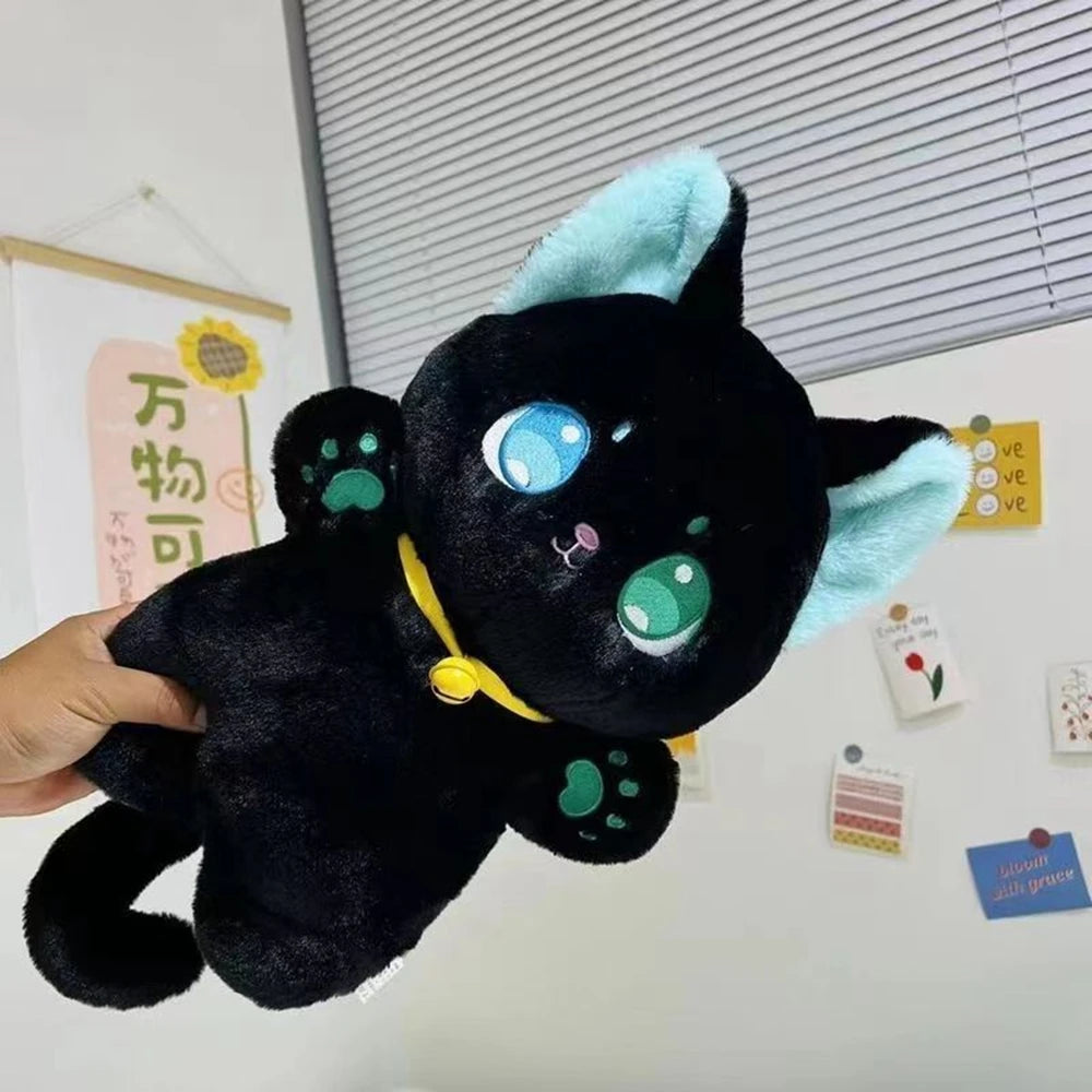 Black & White Fairy Cat Plush Toy with Bell | Perfect Gift | Adorbs Plushies