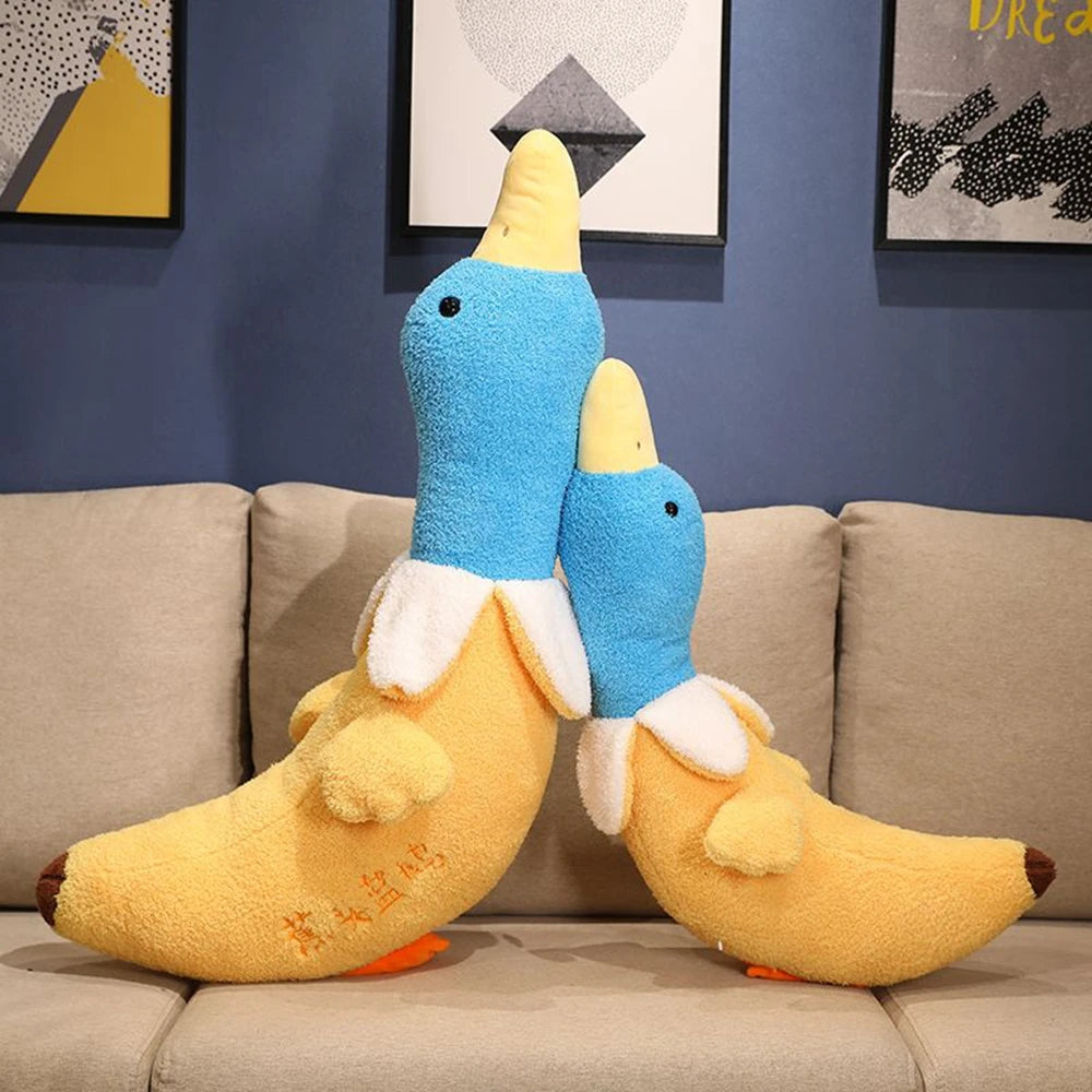 Blue Head Duck Plush | Banana Body Combination | Adorbs Plushies