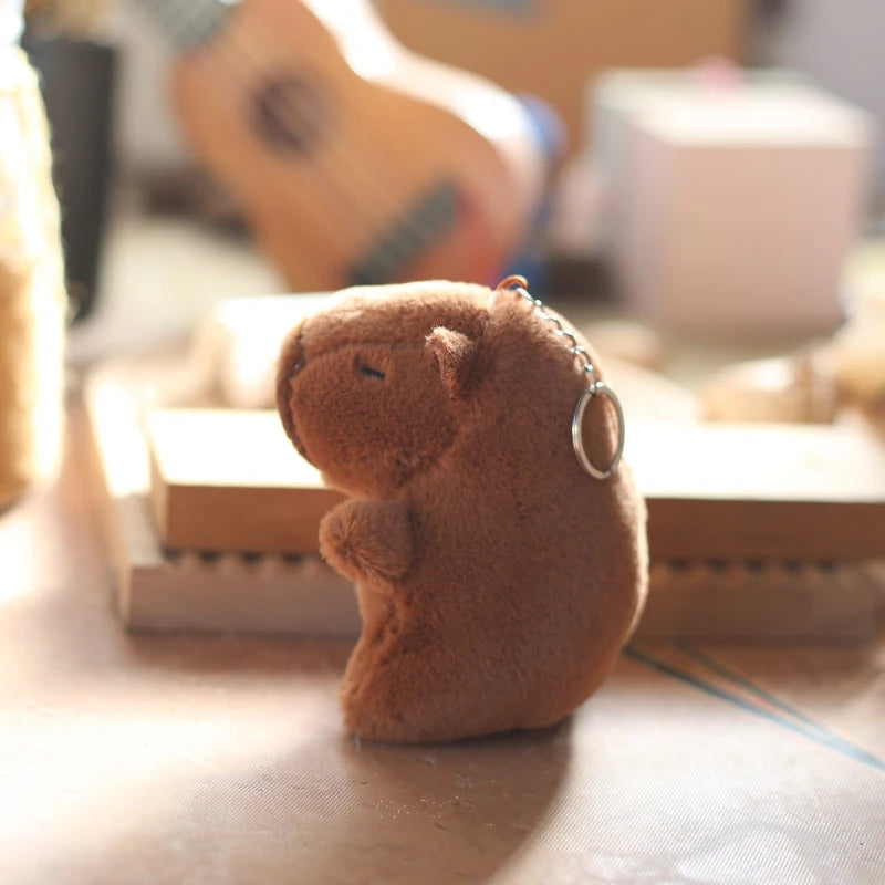 Small Capybara Plush Keychain - Soft Stuffed Animal Charm | Adorbs Plushies