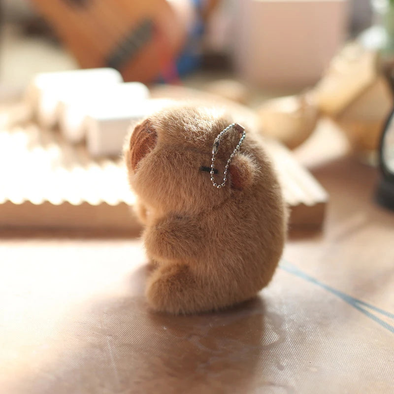 Small Capybara Plush Keychain - Soft Stuffed Animal Charm | Adorbs Plushies