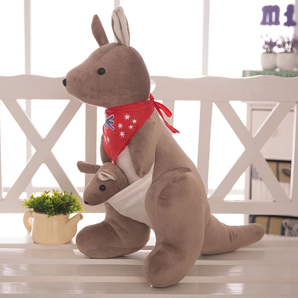 Australian Kangaroo Plush Toy with Baby | Stuffed Animal | Adorbs Plushies