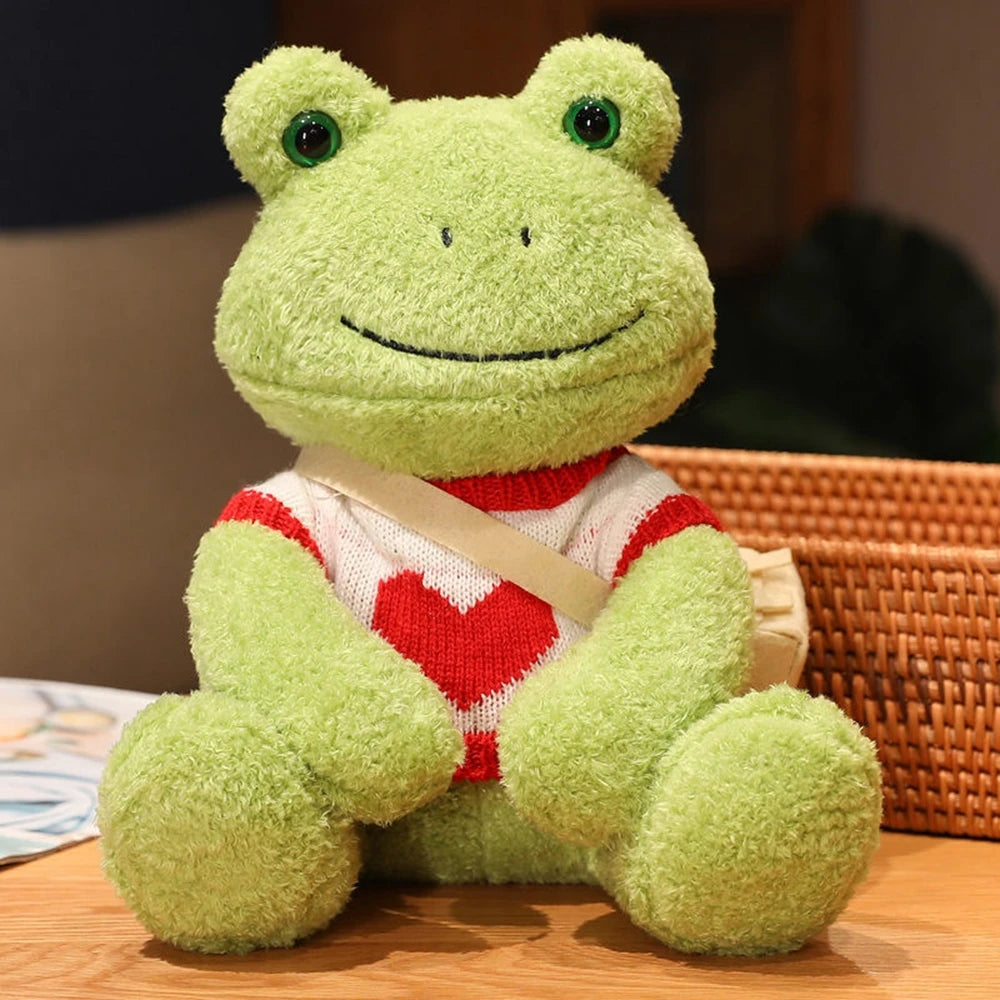 Happy Frog Plush Toy | Comforting Stuffed Animal for Sleep & Gifts | Adorbs Plushies