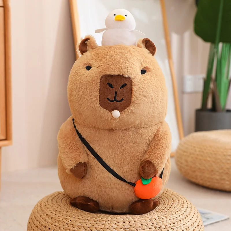 Capybara Plush Toy with Turtle Backpack and other Accessories | Adorbs Plushies