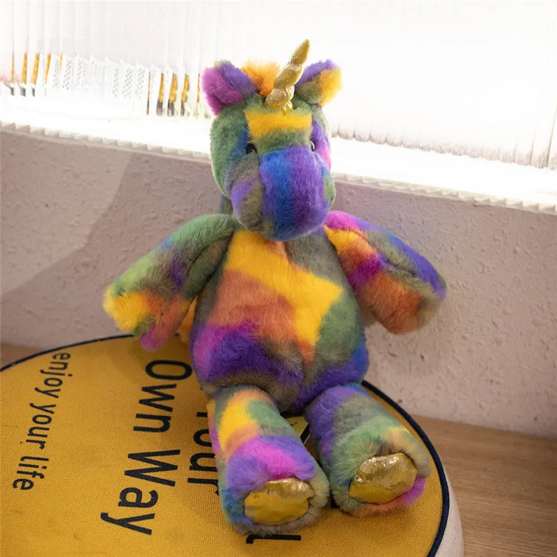 Rainbow Unicorn Plush Toy - Colorful Animal Gift Doll | Stuffed Animals & Plushies | Adorbs Plushies