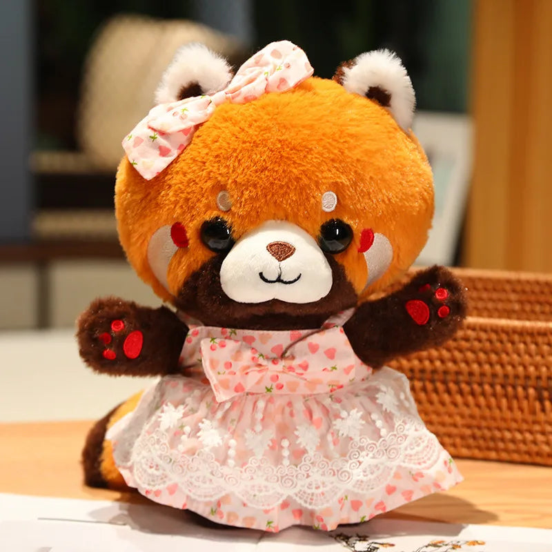 Raccoon & Red Panda/Fox Cosplay Plush - Kids Birthday Toy