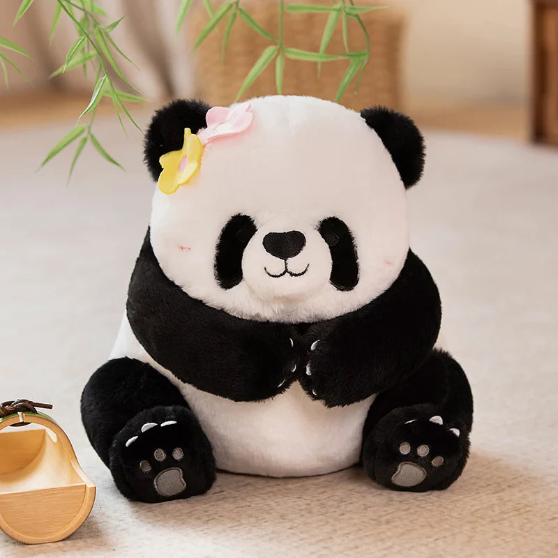 Fluffy Panda Plush - Snack Bag Accessories