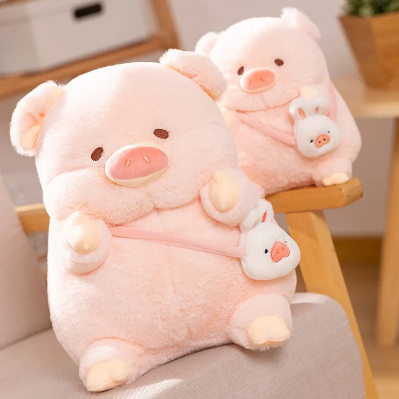 Red Heart Pig & Bunny Plush - Valentine's Crossbody Bag | Stuffed Animals & Plushies | Adorbs Plushies