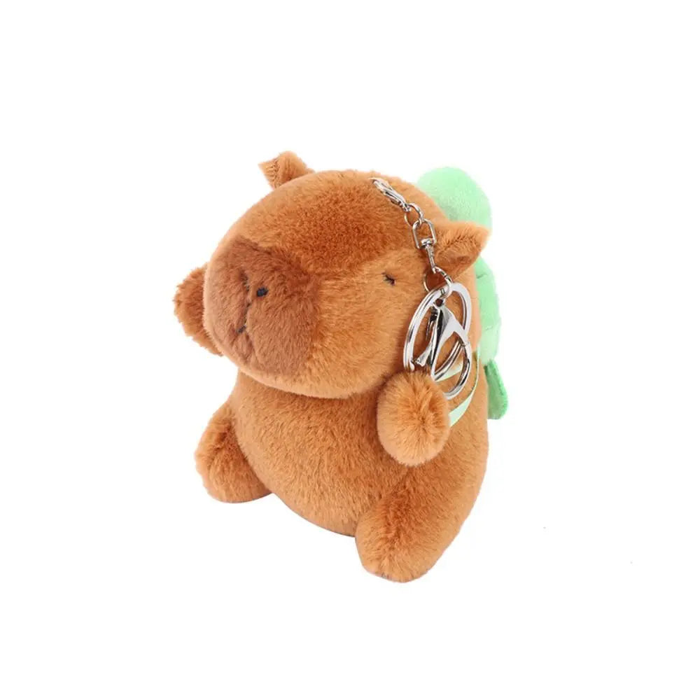 Cute Capybara Plush Keychain - Turtle | Adorbs Plushies