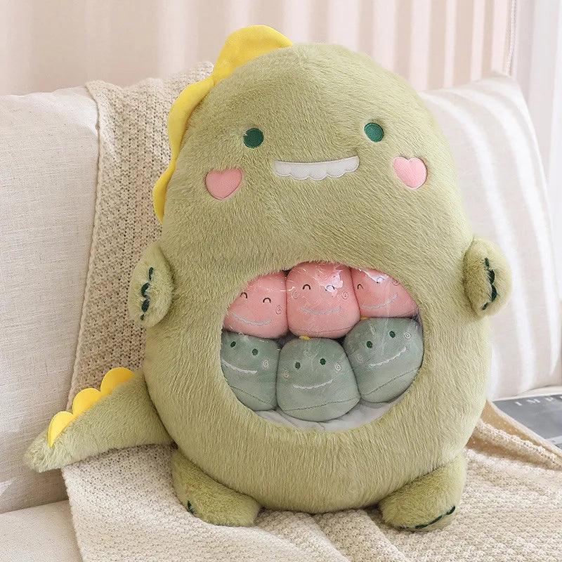 Mini Koala & Dino Plush Set - Cozy Throw Pillow Gift | Stuffed Animals & Plushies | Adorbs Plushies