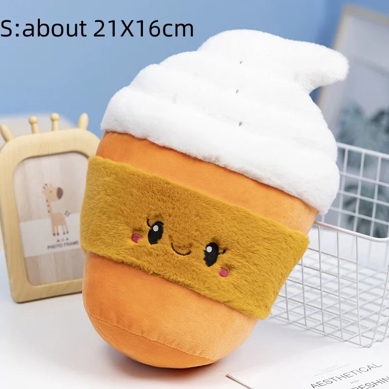 Hamburger Capybara & Food Plushie - Unique Cushion Toy