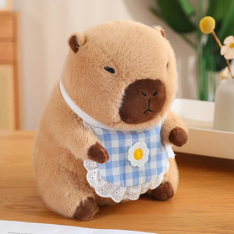 Costumed Capybara Plushie - Vegetable Hoodie Toy