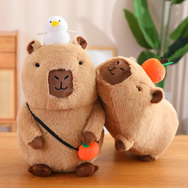 Capybara Plush Toy with Turtle Backpack and other Accessories | Adorbs Plushies