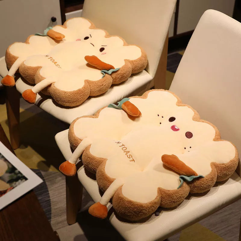 Soft Toast Plush Pillow | Cute Stuffed Toy | Adorbs Plushies