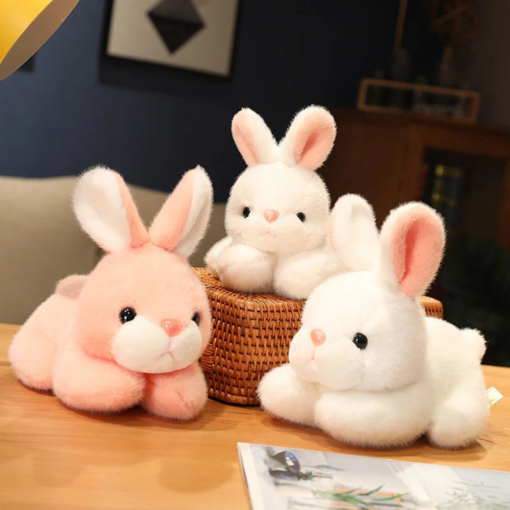 Cute Exquisite Small White Rabbit Plush Toy | Mascot Furry Animal Doll | Adorbs Plushies