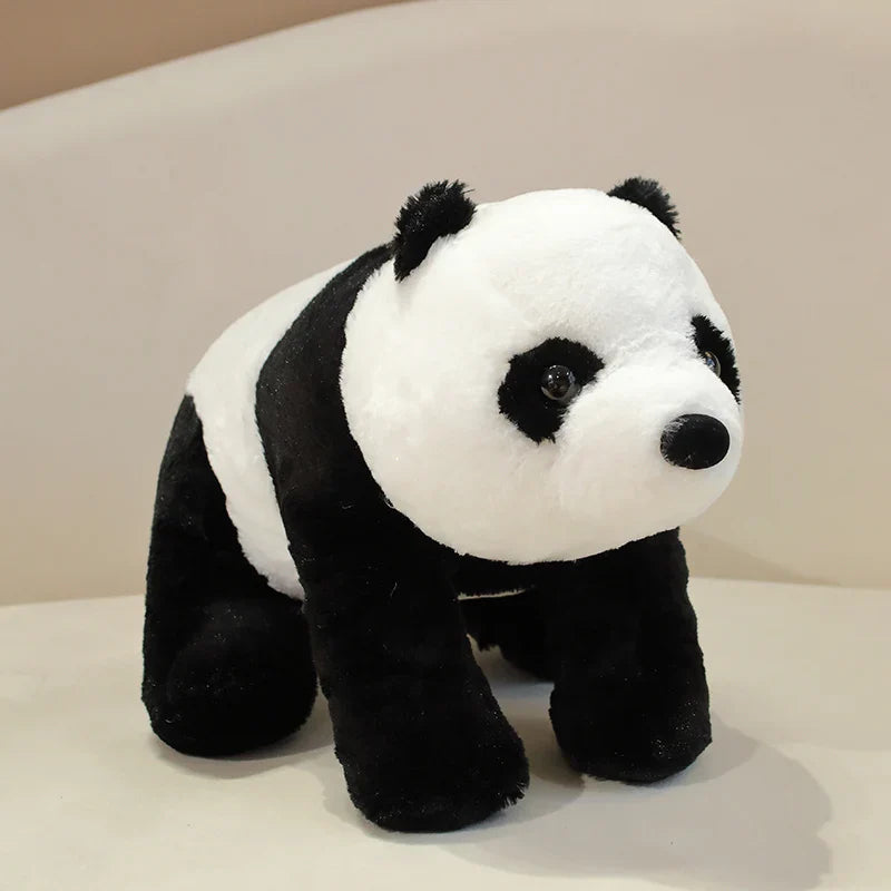 Giant Panda & Polar Bear Plush - Realistic Animal Toys